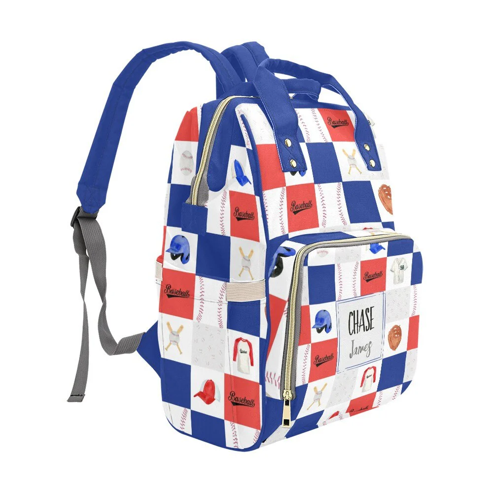 Baseball Personalized Diaper Bag - Image 2