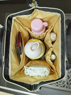 Carmel Florals Personalized Diaper Bag - Image 7