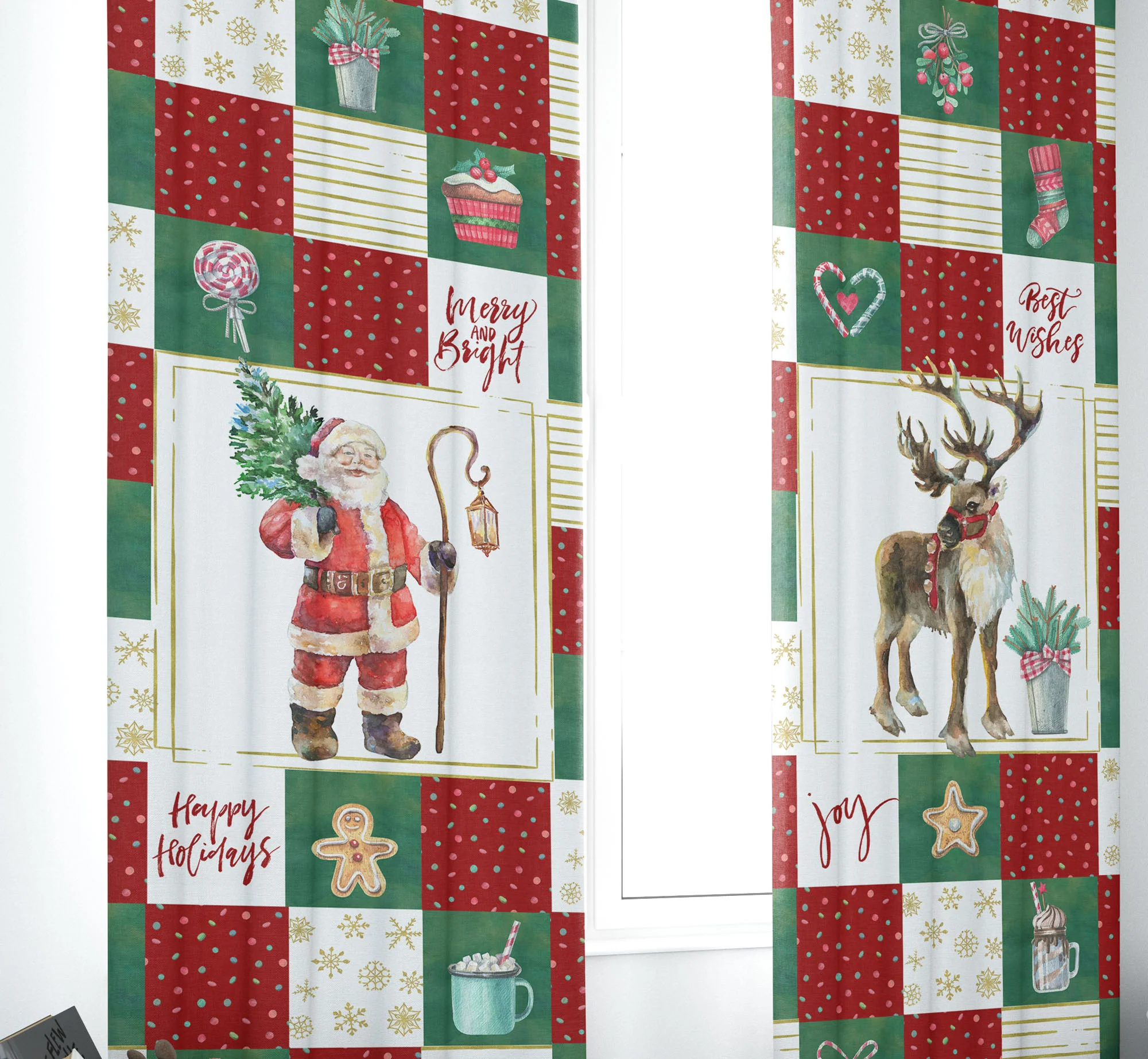 Christmas Blackout Curtains - Image 3