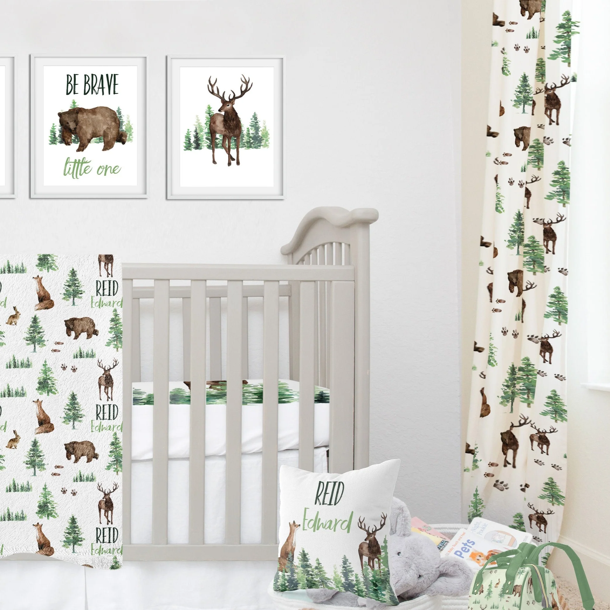 Forest Animals Blackout Curtains - Image 3