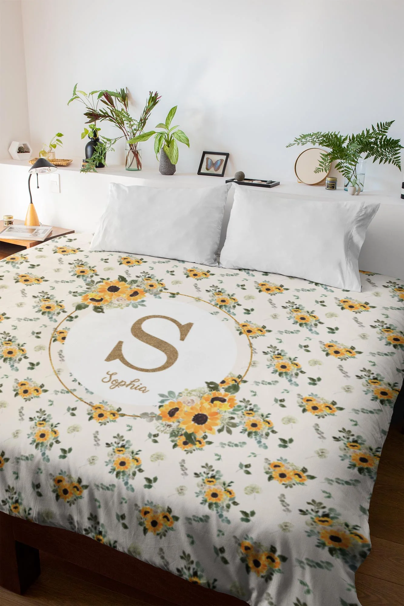 Hello Sunshine Sunflower Duvet Cover for Girl - Image 3