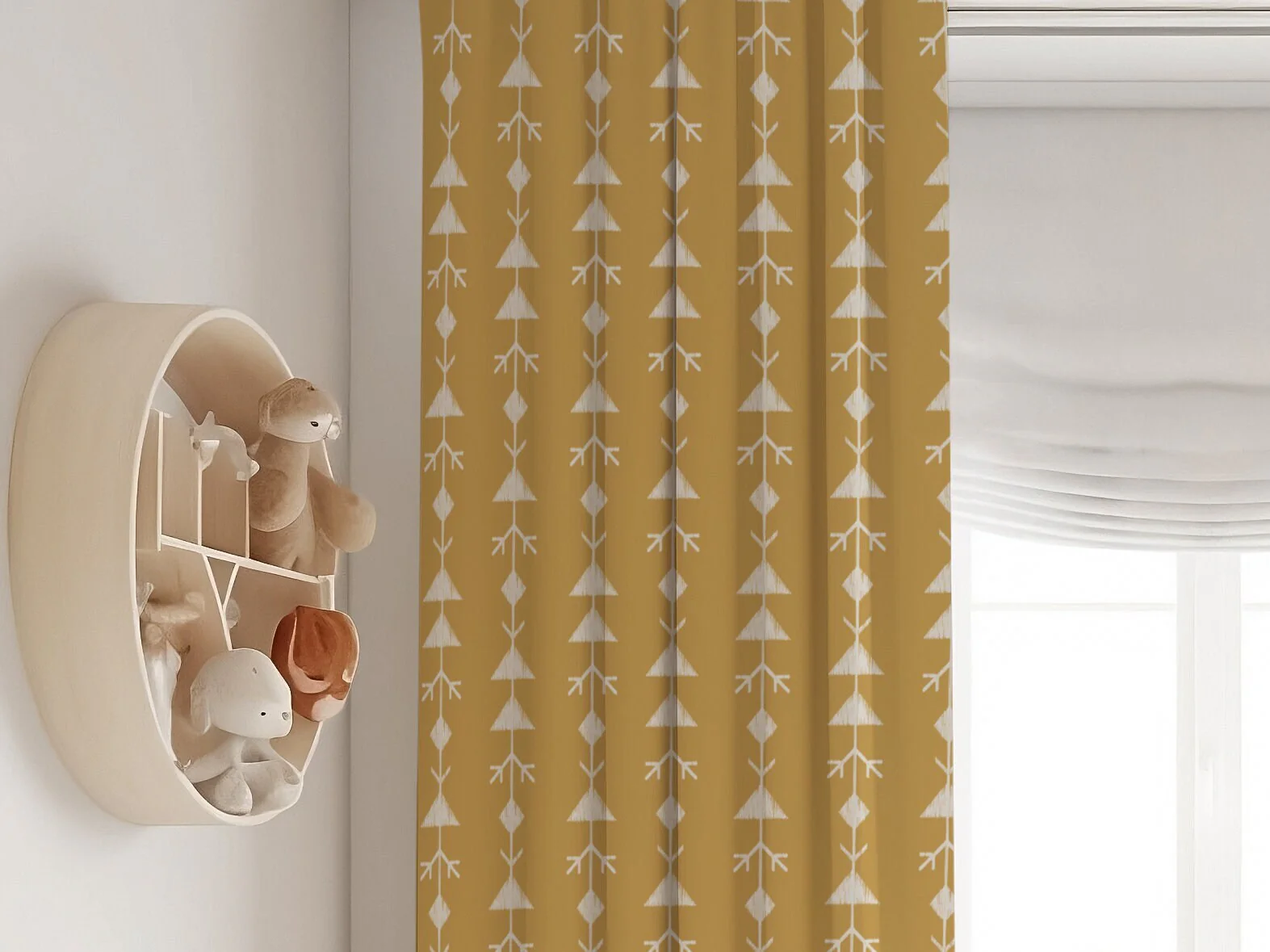 Mustard Blackout Curtains - Image 2